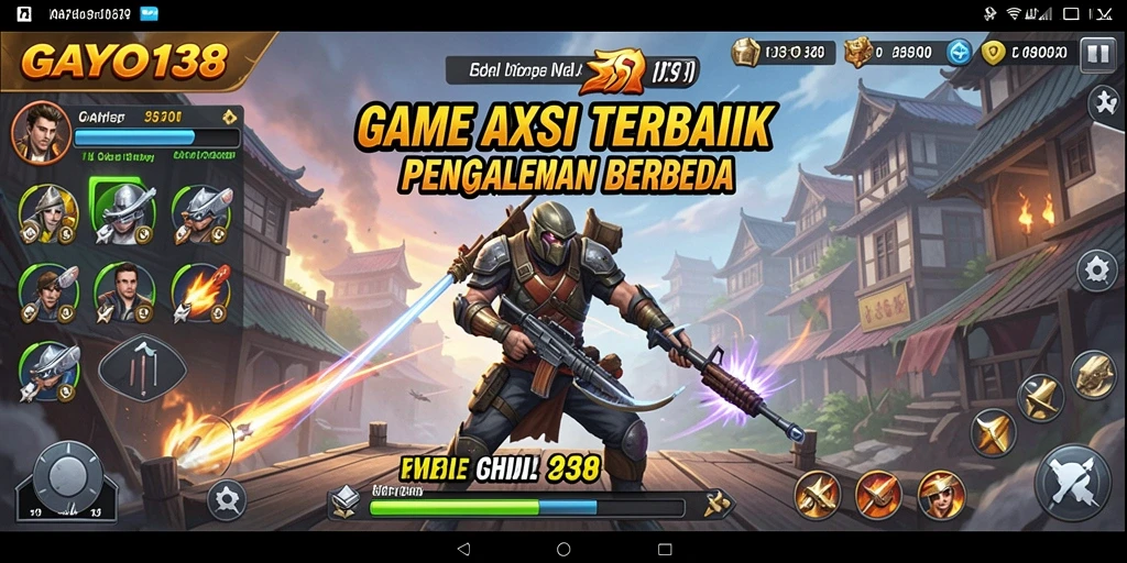 Tampilan gameplay GAYO138 dengan aksi mendebarkan.