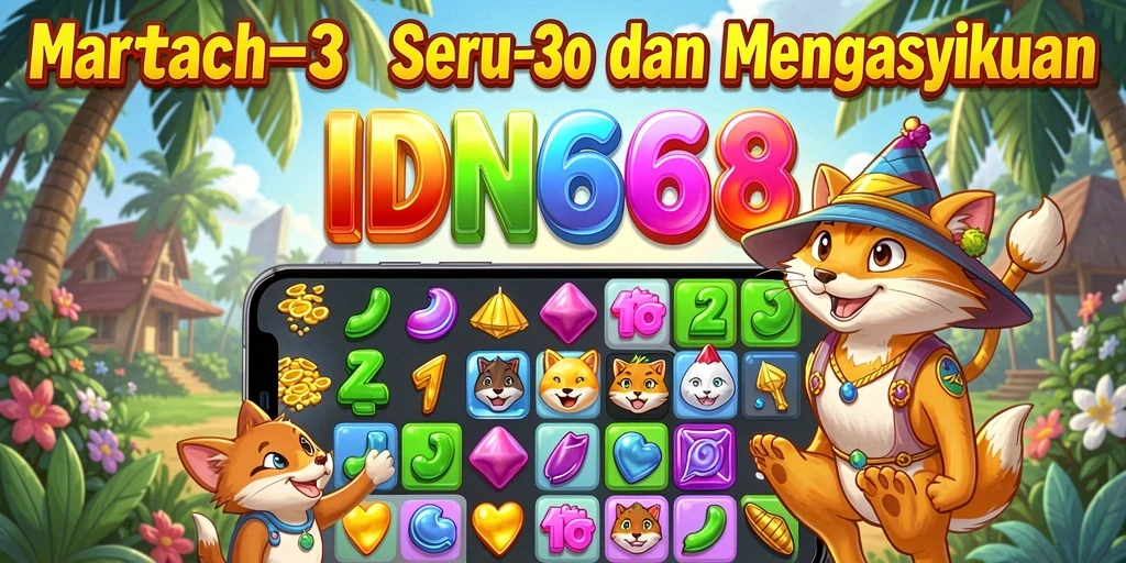 Tampilan gameplay IDN668 yang seru dan penuh warna.