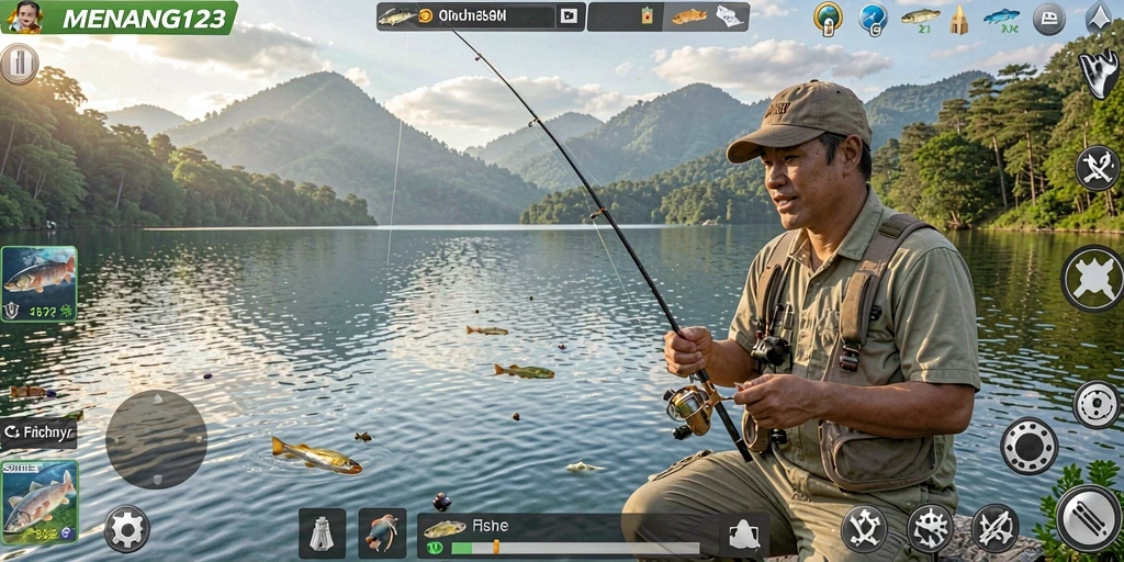 Gameplay seru memancing ikan di MENANG123 yang mengasyikkan.