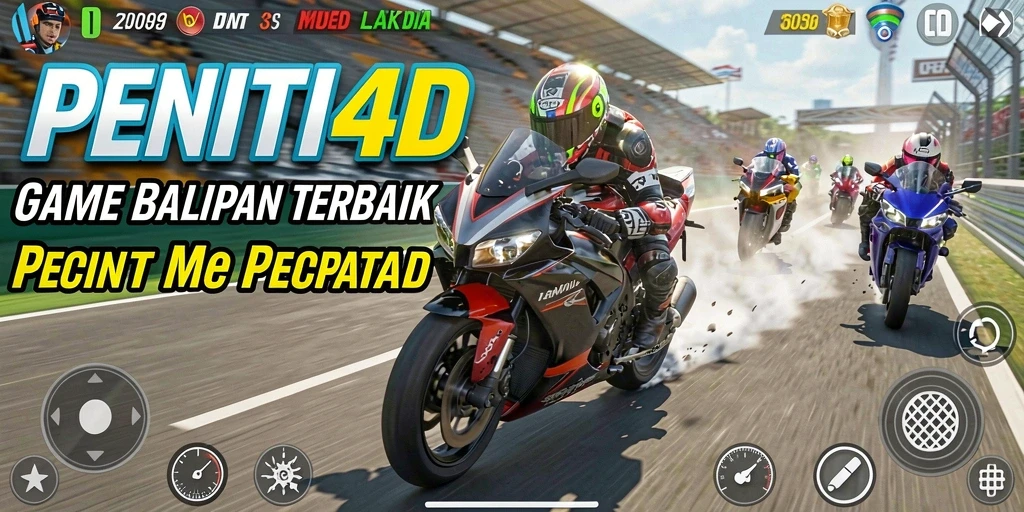 Tampilkan aksi balapan mendebarkan di PENITI4D.