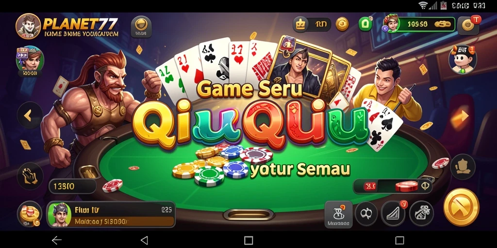 Tampilan gameplay QiuQiu yang menarik dan kompetitif.