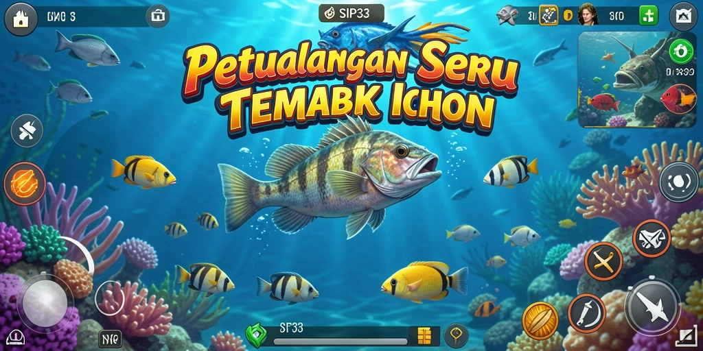 Gameplay mendebarkan dalam Tembak Ikan SIP33.