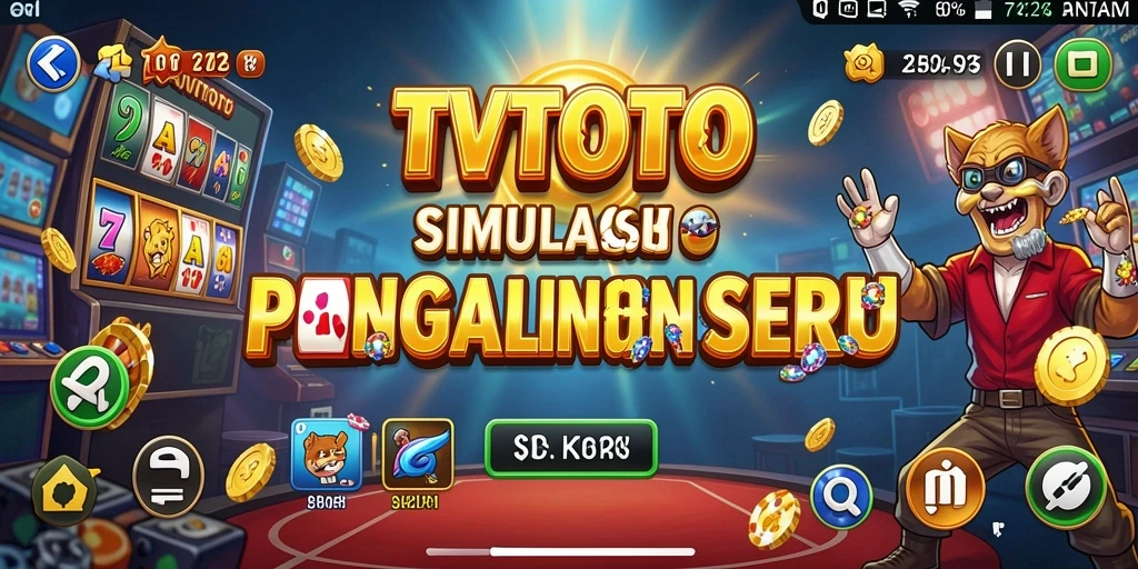 Tampilan gameplay TVTOTO yang menawan dan interaktif.