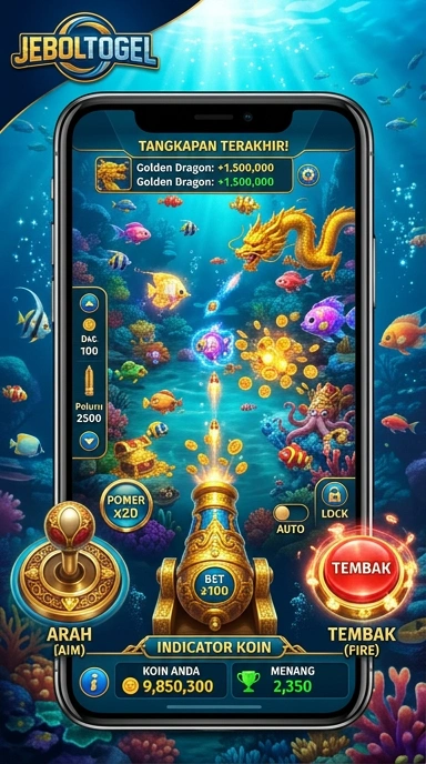 Tampilan utama aplikasi JebolTogel yang user-friendly.
