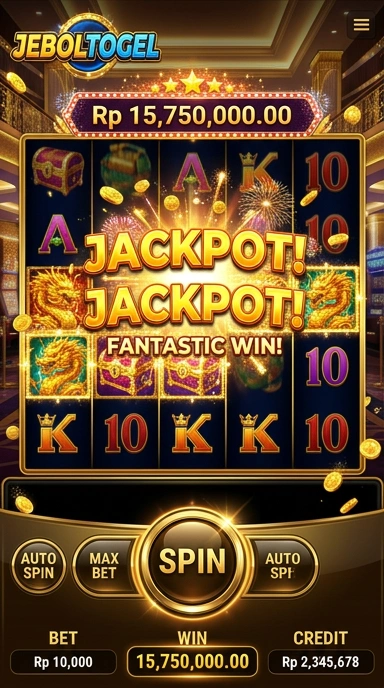 Fitur notifikasi pada aplikasi JebolTogel yang mempermudah pengguna.